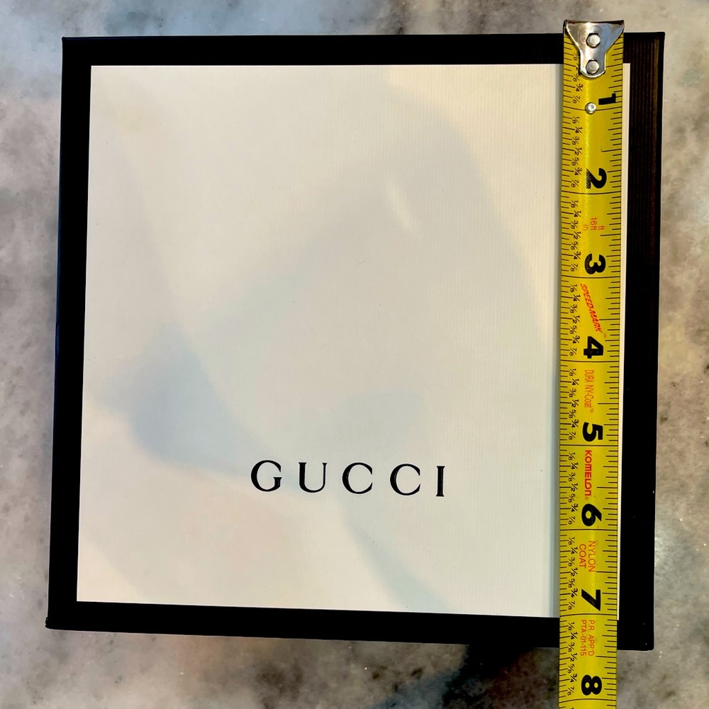 Gucci Box w/ bag and receipt envelope